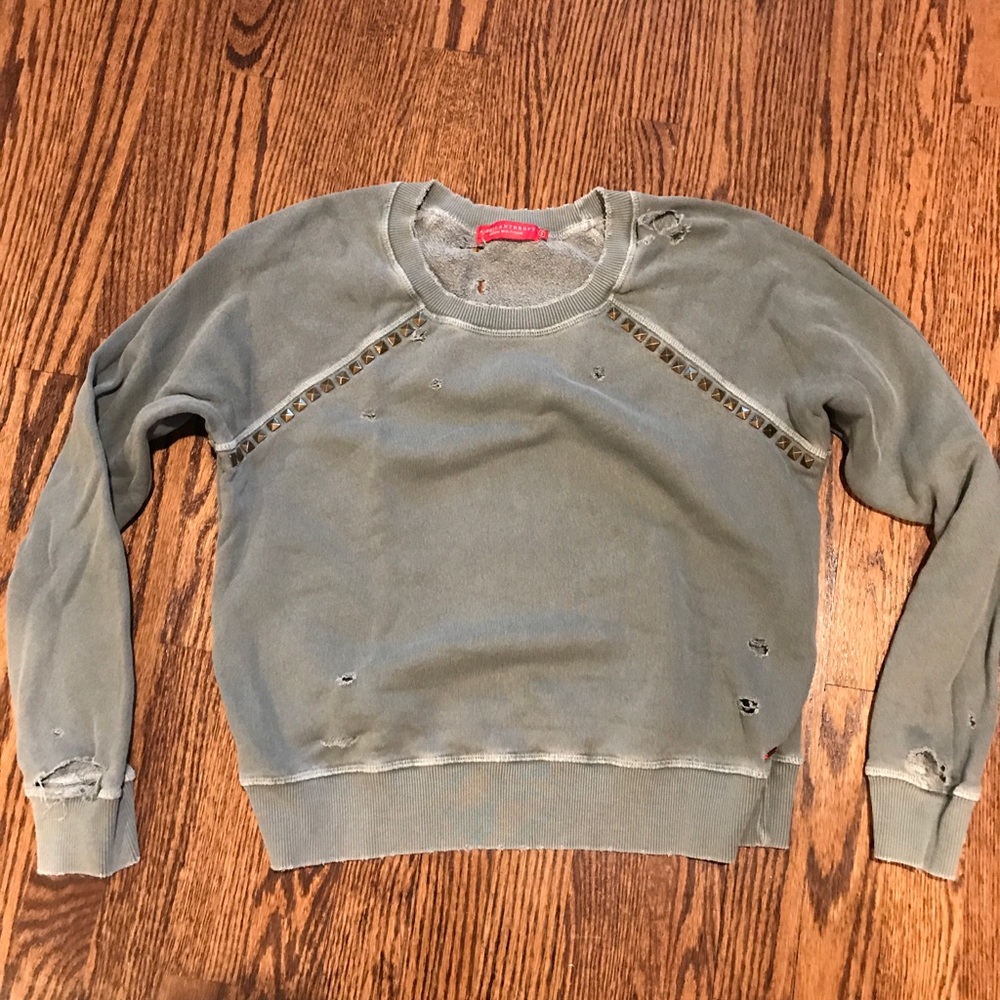 Philanthropy Small Army Distressed Sweatshirt